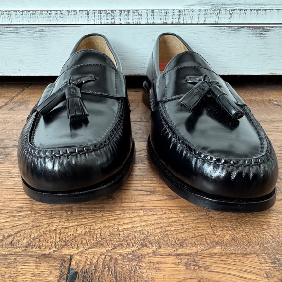 NEW Cole Haan Pinch Tassel Leather Loafers Black Men\'s Size 11.5 main image 4